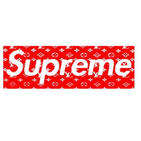 supreme lv vector|supreme logo no background.